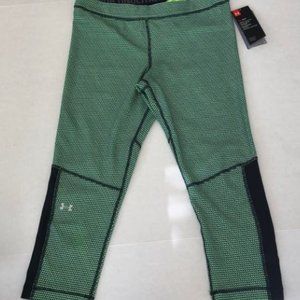 Under Armour Green & Black Compression Leggings